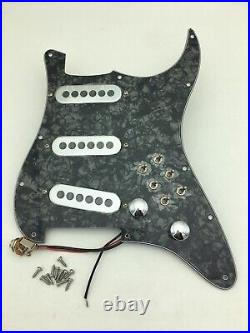 Loaded Strat Pickguard Burns London Vintage Tri-Sonic SSS Alnico Pickups Loaded Strat Pickguard Burns London Vintage Tri-Sonic SSS Alnico Pickups