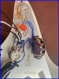 Loaded Strat Pickguard Hand-Wound Custom Steep DCR Gradient Fits Fender