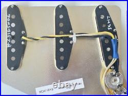 Loaded Strat Pickguard Hand Wound Pickups Hot Bridge CTS CRL 5 Way