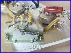 Loaded Strat Pickguard Hand Wound Pickups Hot Bridge CTS CRL 5 Way