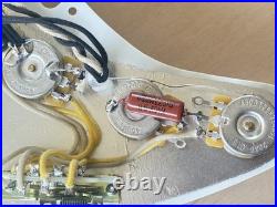 Loaded Strat Pickguard Hand Wound Pickups Hot Bridge CTS CRL 5 Way