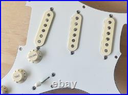 Loaded Strat Pickguard Hand Wound Pickups Hot Bridge CTS CRL 5 Way