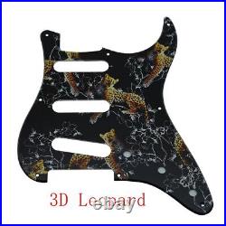 Loaded Strat Pickguard Multifunction Dual Hot High Output White Pickups 3Single