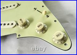 Loaded Strat Pickguard Relic Custom Hand-Wound Alnico 2 Pickups, fits Fender