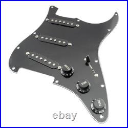Loaded Strat Pickguard with Alnico 5 Pickups for Squier & American Strat, 3Ply B