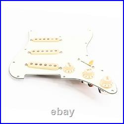 Loaded Stratocaster Pickguard with 1980s Seymour Duncan SSL-1 Pickups SSS
