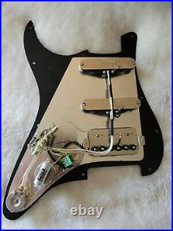 MojoTone 58 Quiet Coil loaded HSS Strat Pickguard Fender Stratocaster Solderless
