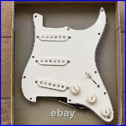 NEW Bare Knuckle Pickups Apache Strat Prewired Loaded Pickguard Parchment