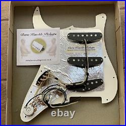 NEW Bare Knuckle Pickups Apache Strat Prewired Loaded Pickguard Parchment