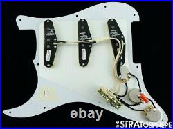 NEW Duncan Scooped LOADED PICKGUARD for Fender Strat Dark Brown Tortoise 11