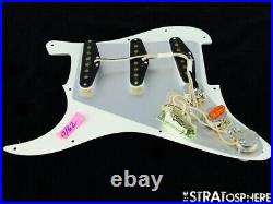 NEW Fender Stratocaster LOADED PICKGUARD Strat 57/62 Parchment 3 Ply 11 Hole
