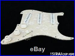 NEW Fender Stratocaster LOADED PICKGUARD Strat C Shop 69 Aged Pearloid 11 Hole