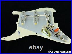 NEW Fender Stratocaster LOADED PICKGUARD Strat C Shop 69 Aged Pearloid 8 Hole