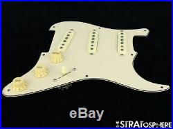 NEW Fender Stratocaster LOADED PICKGUARD Strat C Shop 69 Cream 3 Ply 8 Hole