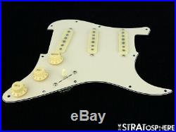 NEW Fender Stratocaster LOADED PICKGUARD Strat C Shop Fat 50s Cream 3Ply 11 Hole