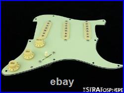 NEW Fender Stratocaster LOADED PICKGUARD Strat C Shop Fat 60s Mint Green 11 Hole