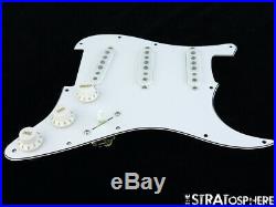 NEW Fender Stratocaster LOADED PICKGUARD Strat Custom Shop 69 White 3Ply 11 Hole