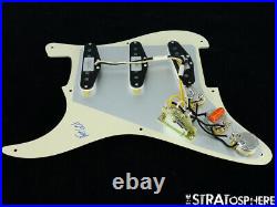 NEW Fender Stratocaster LOADED PICKGUARD Strat Fat 60s Aged Pearloid 8 Hole