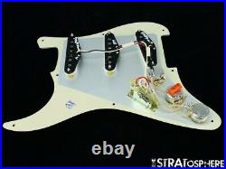 NEW Fender Stratocaster LOADED PICKGUARD Strat Tex Mex Aged Pearloid 8 Hole