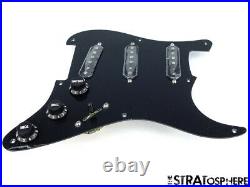 NEW Fender Stratocaster LOADED PICKGUARD Strat Tex Mex Black 1 Ply 8 Hole
