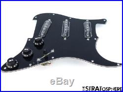 NEW Fender Stratocaster LOADED PICKGUARD Strat Tex Mex Black 3 Ply 11 Hole