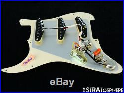 NEW Fender Stratocaster LOADED PICKGUARD Strat Tex Mex Cream 3 Ply 11 Hole