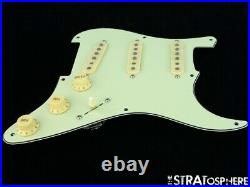 NEW Fender Stratocaster LOADED PICKGUARD Strat Tex Mex Mint Green 3 Ply 8 Hole
