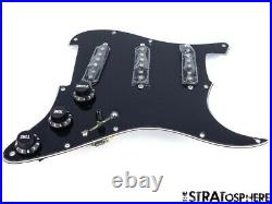 NEW Fender Stratocaster LOADED PICKGUARD Strat Texas Special Black 3 Ply 11 Hole