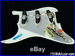NEW Fender Stratocaster LOADED PICKGUARD Strat USA Fat 60s Parchment 3Ply 11Hole