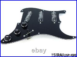 NEW Fender Stratocaster LOADED PICKGUARD Strat USA V-Mod Black 3 Ply 8 Hole