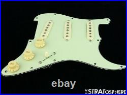 NEW Fender Stratocaster LOADED PICKGUARD Strat USA V-Mod Mint Green 3Ply 11 Hole