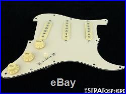 NEW Fender Stratocaster LOADED PICKGUARD Strat Vintage 57/62 Cream 3 Ply 11 Hole