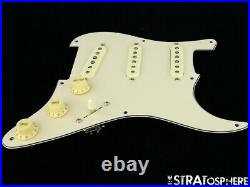 NEW Fender Stratocaster LOADED PICKGUARD Strat Vintage 57/62 Cream 3 Ply 8 Hole