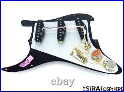 NEW Fender Stratocaster LOADED PICKGUARD Strat Vintage 59 Black 3 Ply 11 Hole