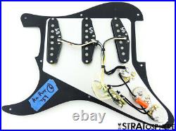 NEW Fender Stratocaster LOADED PICKGUARD Strat Vintage 59 Black Pearloid 8 Hole