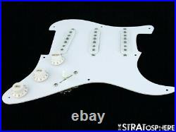 NEW Fender Stratocaster LOADED PICKGUARD Strat Vintage 59 White 1 Ply 8 Hole
