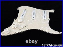 NEW Fender Stratocaster LOADED PICKGUARD Strat Vintage 65 Aged Pearloid 11 Hole