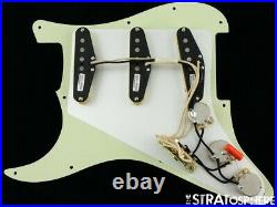 NEW LOADED PICKGUARD Seymour Duncan APS1 for Fender Strat Mint Green 3Ply 11Hole