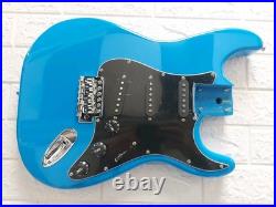 NEW LOADED STRAT BODY STRATOCASTER BLUE With BLACK PICKGUARD. FAST SHIP NICE