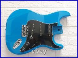 NEW LOADED STRAT BODY STRATOCASTER BLUE With BLACK PICKGUARD. FAST SHIP NICE