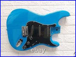 NEW LOADED STRAT BODY STRATOCASTER BLUE With BLACK PICKGUARD. FAST SHIP NICE