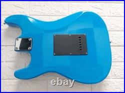 NEW LOADED STRAT BODY STRATOCASTER BLUE With BLACK PICKGUARD. FAST SHIP NICE