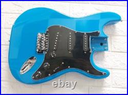 NEW LOADED STRAT BODY STRATOCASTER BLUE With BLACK PICKGUARD. FAST SHIP NICE