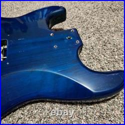 NEW LOADED STRAT BODY STRATOCASTER SEE THOUGH BLUE FINISH With CUSTOM PICKGUARD