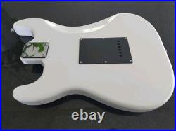NEW LOADED STRAT BODY STRATOCASTER WHITE With CUSTOM PAINTED PICKGUARD. FAST SHIP NEW LOADED STRAT BODY STRATOCASTER WHITE With CUSTOM PAINTED PICKGUARD. FAST SHIP