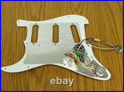 NEW Seymour Duncan BYOP Liberator Strat LOADED PICKGUARD for Stratocaster White