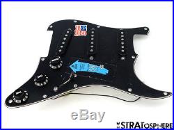NEW USA Fender Deluxe Strat LOADED PICKGUARD American Black 0065278000