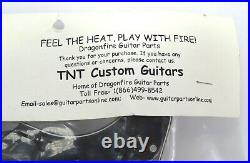 NOS Dragonfire Guitar Parts/TNT Custom Guitars Loaded HSH Strat Pickguard Read