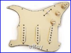 New Fender Gen 4 Loaded Prewired Strat Guitar Pickguard All Aged Cream Gifts USA