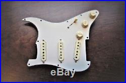 New Fender Gen 4 Loaded Prewired Strat Guitar Pickguard All Aged White Gifts USA
